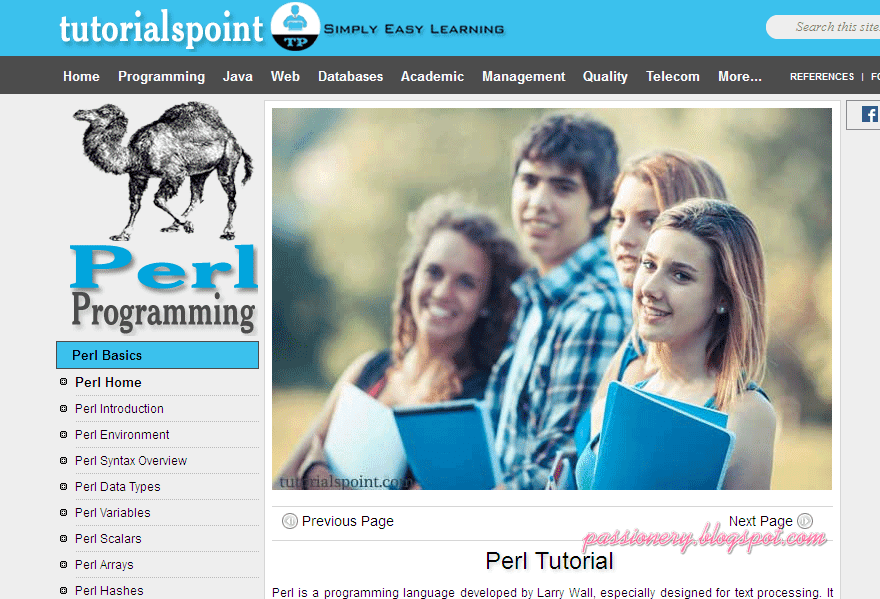 Tutorialspoint Vb 6 0 | 5 website hay để học perl passionery Tutorialspoint Vb 6 0 | 5 website hay để học perl passionery