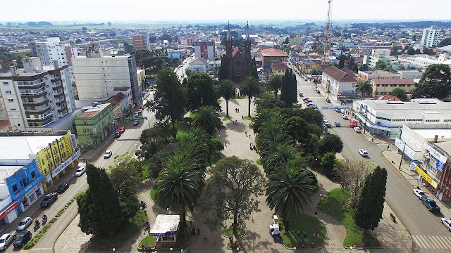 Vacaria, Catedral e Praça Daltro Fillho