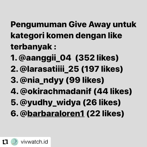 Okirachmadanif Tips Trik Menang Giveaway Di Instagram Okirachmadanif