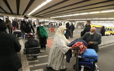 Maroc- dispositions sanitaires actualisées pour  la liste B, désormais les voyageurs marocains peuvent se confiner à domicile