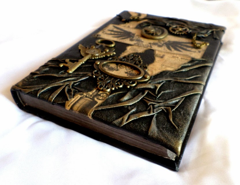 кожаный блокнот. ежедневник в подарок мужчине. стимпанк кожа+ металл. кожаный блокнот для руководителя. блокнот в стиле стимпанк.