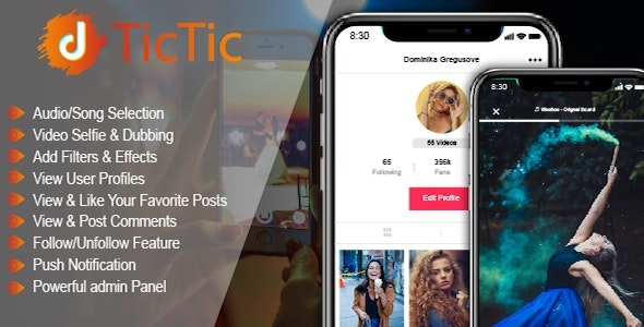 TicTic v3.0.3 - Android media app for creating and sharing short videos TicTic v3.0.3 - Android media app for creating and sharing short videos