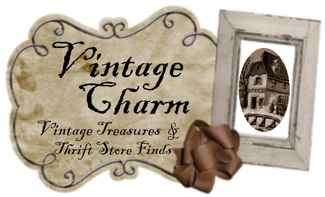 Vintage Charm ~ Vintage Treasures & Thrift Store Finds