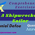 Comprehension Exercises |  A Shipwrecked Sailor | Daniel Defoe | Class 9 | Grammar | প্রশ্ন ও উত্তর
