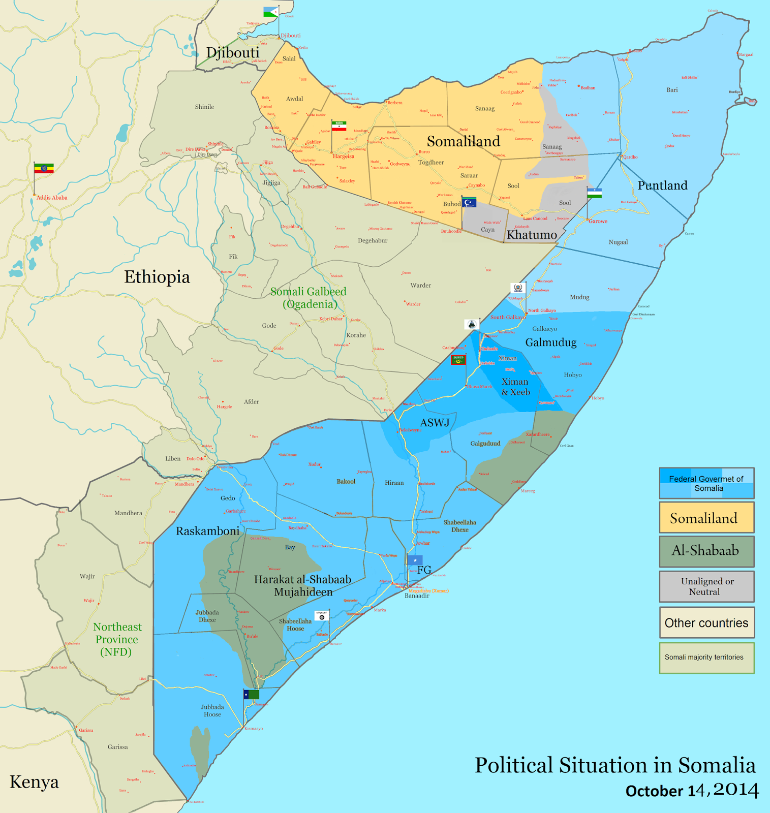 Big Blue 1840-1940: Somaliland Protectorate (British Somaliland)