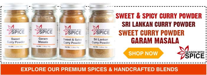 curry powders available at Season With Spice shop