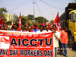 AICCTU May Day Rally 2011 Bangalore