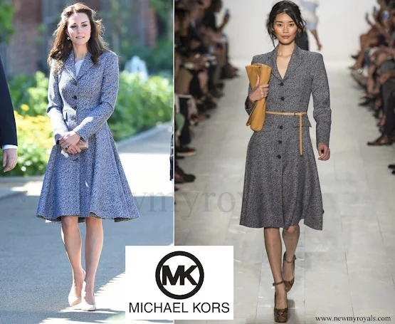 Kate Middleton wore Michael Kors coatdress - SpringSummer 2014