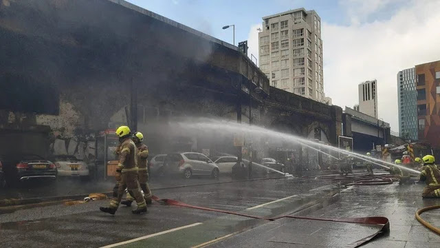 Elephant and Castle fire - live: Blaze in garage near London station closest major rail line