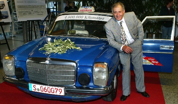 Just A Car Guy: The current Mercedes-Benz high mileage champ is Gregorios Sachinidis, a Greek taxi driver who holds the known record of more than 2.8 million miles in his 1976 Mercedes-Benz