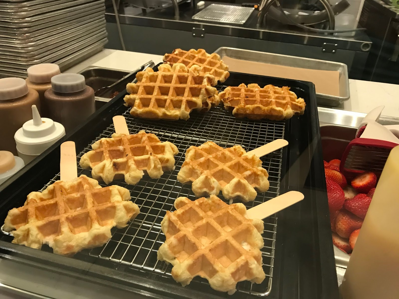 Visit Press Waffle Company at Legacy Food Hall in Plano Dallas Mom