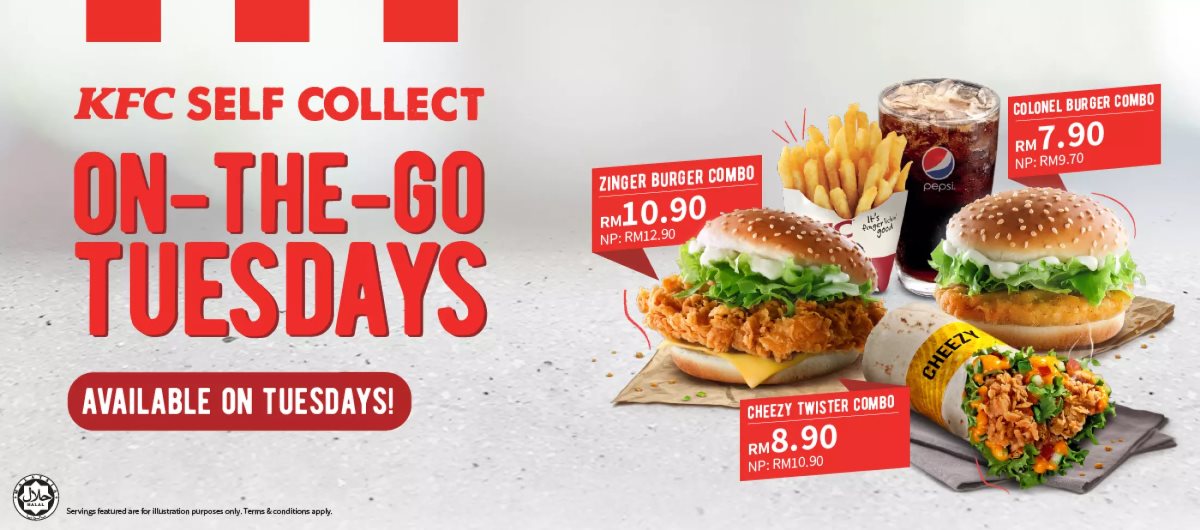 KFC Offers Dinner Plate, Snack Plate, Zinger Burger Combo and Many More