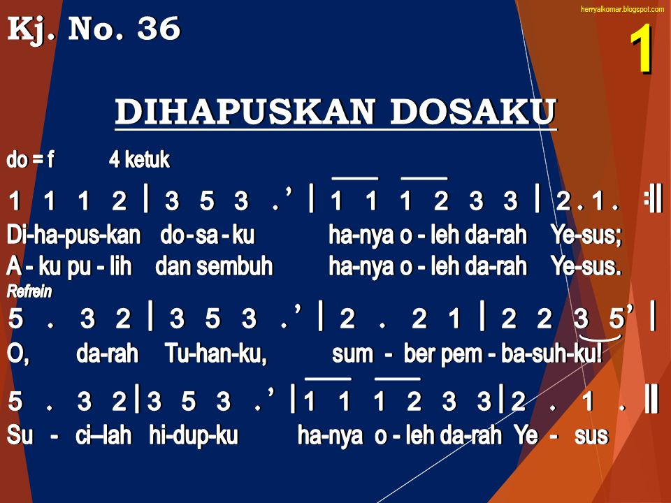 TouRoeroekan: Kidung Jemaat No. 36
