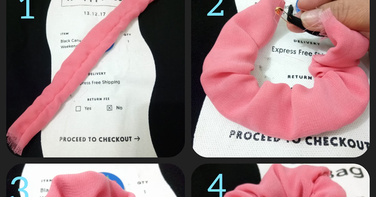 Cara Membuat Ikat Rambut Scrunchie Tanpa Mesin Jahit Cara Membuat Ikat Rambut Scrunchie Tanpa Mesin Jahit
