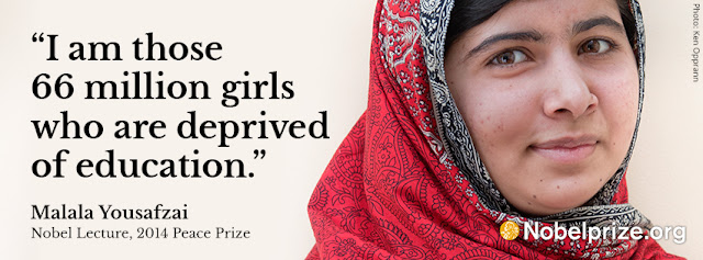 Malala, Nobel Prize laureate