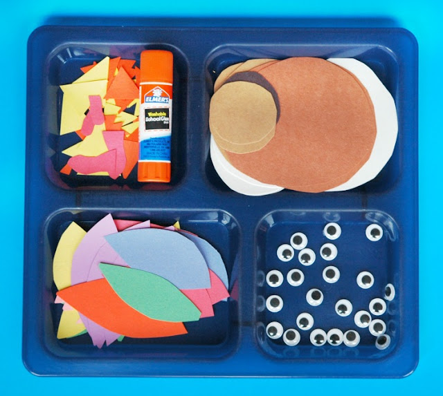 Open Ended Thanksgiving Turkey Paper Craft for Kids