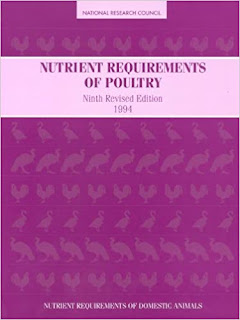 Nutrient Requirements of Poultry: Ninth Revised Edition