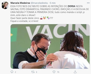 Reação de Doria em vacinação em SP chama a atenção pela falsidade e cinismo e web não perdoa Screenshot 369 - Reação de Doria em vacinação em SP chama a atenção pela falsidade e cinismo e web não perdoa