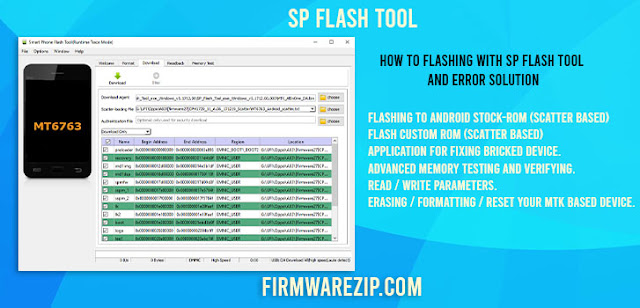 How to Flashing With SP Flash Tool And Error Solution How to Flashing With SP Flash Tool And Error Solution
