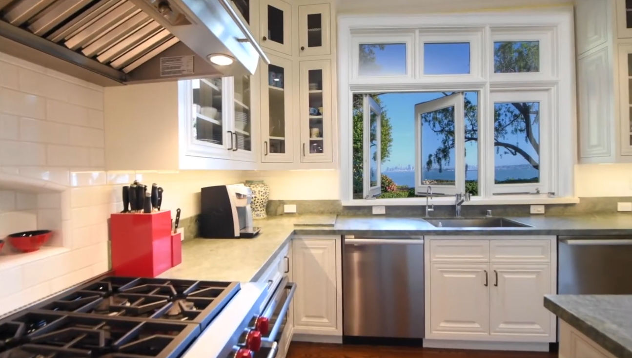 16 Photos vs. Inside Elegant Mansion with Beautiful View in Belvedere California vs. Interior Design Tour