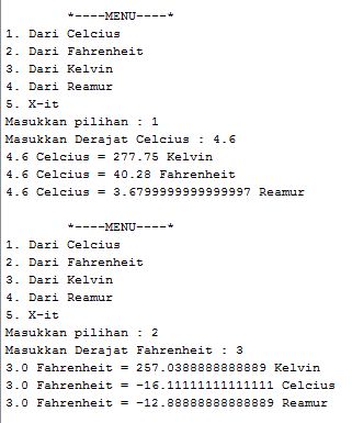 Contoh program Switch Case Java | Meja-Ilmu