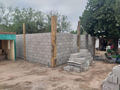 Avanza construcción de viviendas para las familias afectadas por depresión tropical en el sur del Municipio