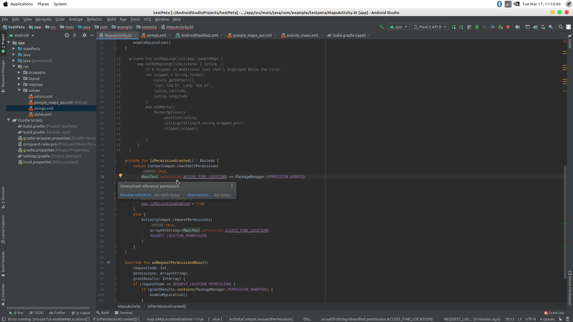Unresolved Reference Pada Android Studio Unresolved Reference Pada Android Studio