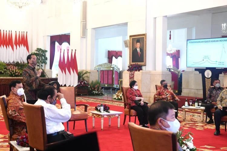 Di Hadapan Para Petinggi Parpol Koalisi, Jokowi Sebut Respons Sistem Pemerintahannya Lambat