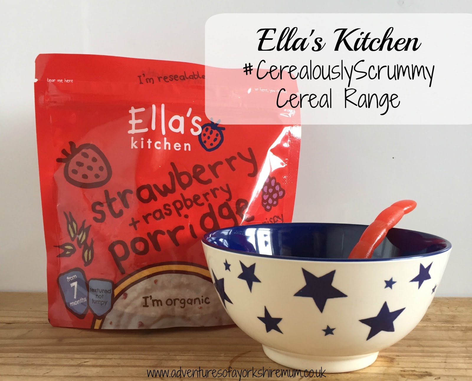 ella's kitchen strawberry and raspberry porridge