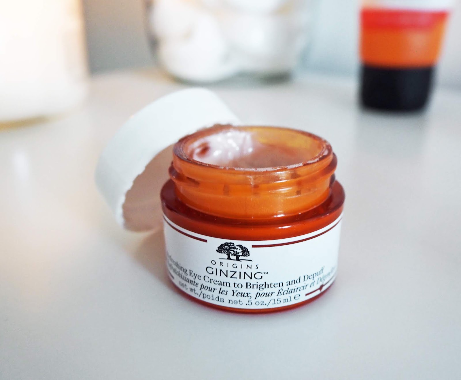 Origins Ginzing Eye Cream skincare morning