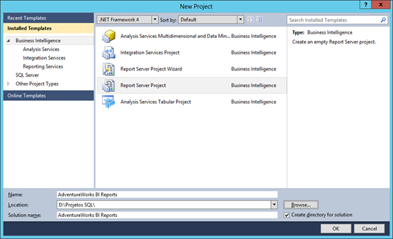 Business Intelligence Templates For Visual Studio 2010