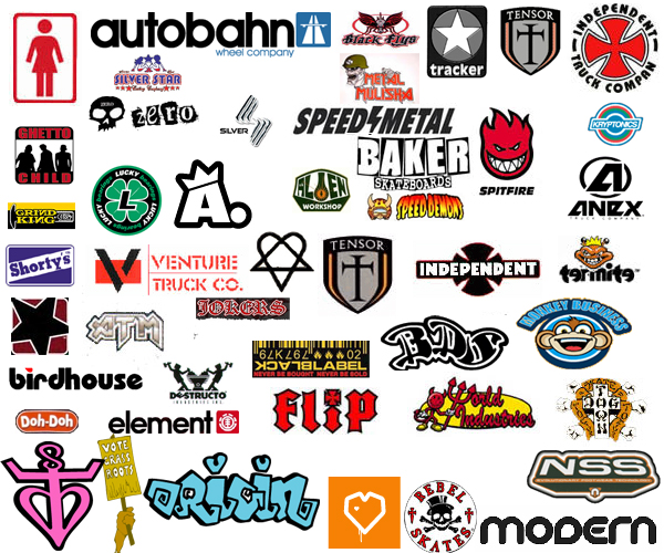 Inspired Logo Designs: Skateboard Designs and Logos