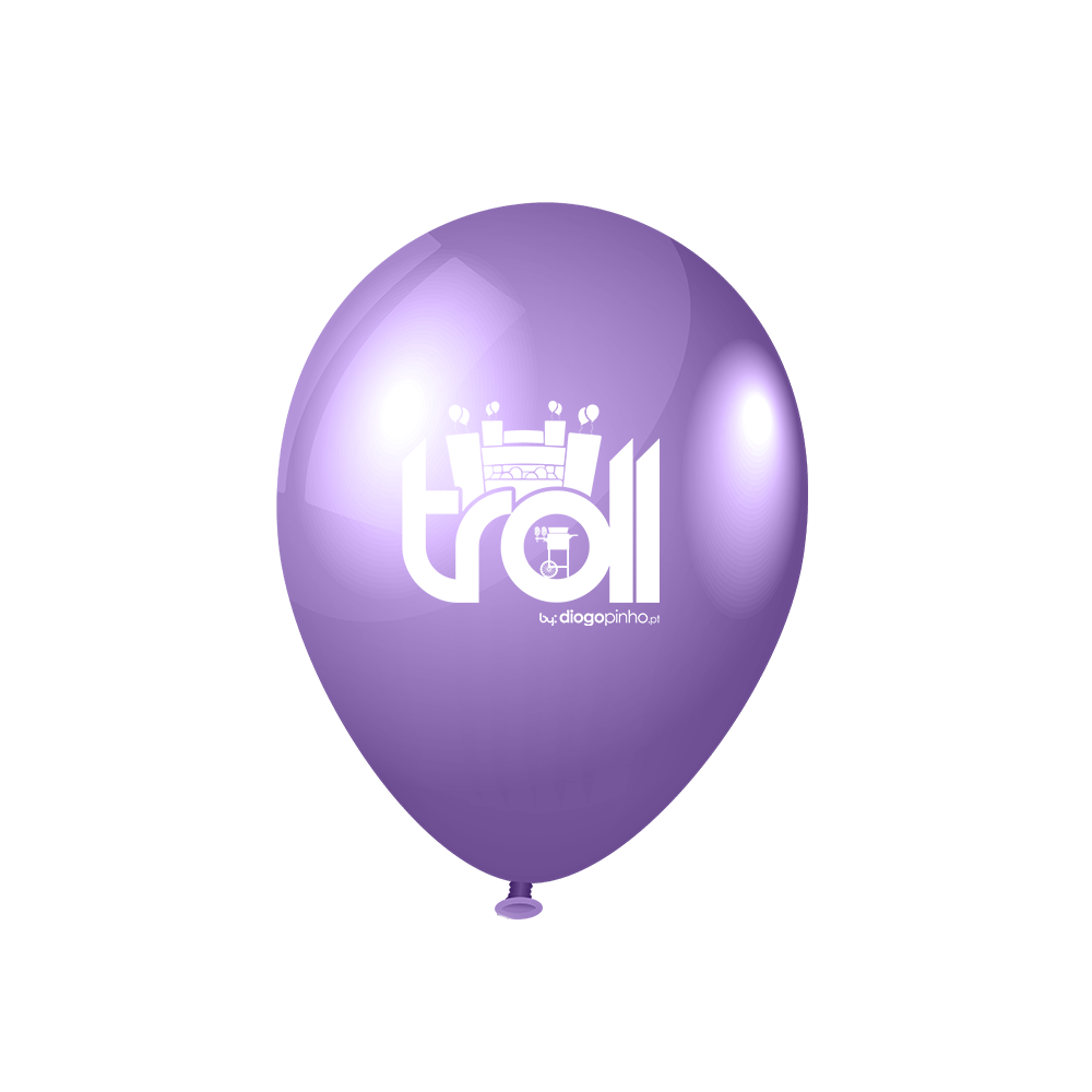 Balões látex lilás | Troll - Soluções para eventos