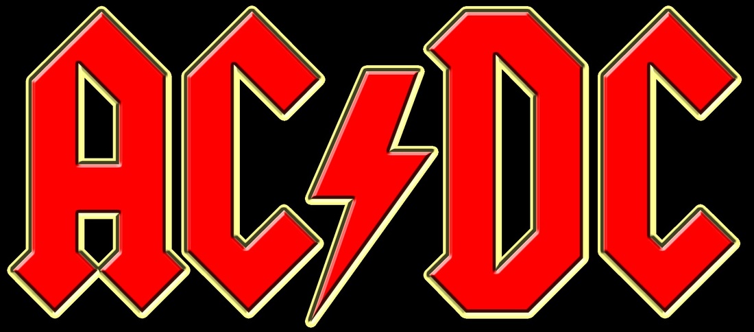 Logo con las letras: AC/DC