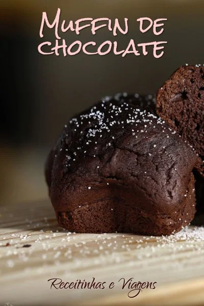 Receita de muffin de chocolate
