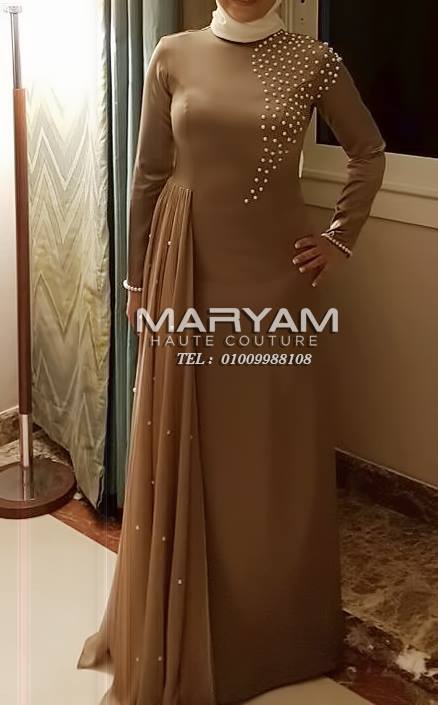 فساتين سهرة للمحجبات من موضة 2019 Evening Dresses for Women of Fashion