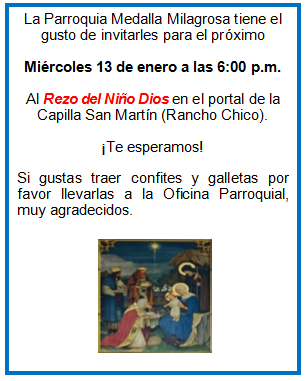 Parroquia Nuestra Senora De La Medalla Milagrosa Invitacion A Rezo