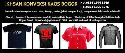 IKHSAN KONVEKSI KAOS BOGOR - Seragam -  Konveksi Kaos dan Seragam Bogor, Konveksi Bogor