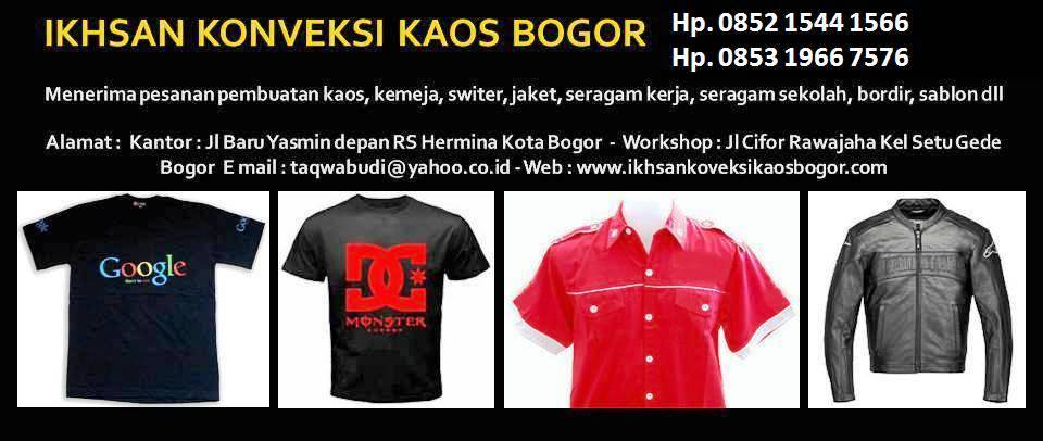 IKHSAN KONVEKSI KAOS BOGOR - Seragam -  Konveksi Kaos dan Seragam Bogor, Konveksi Bogor