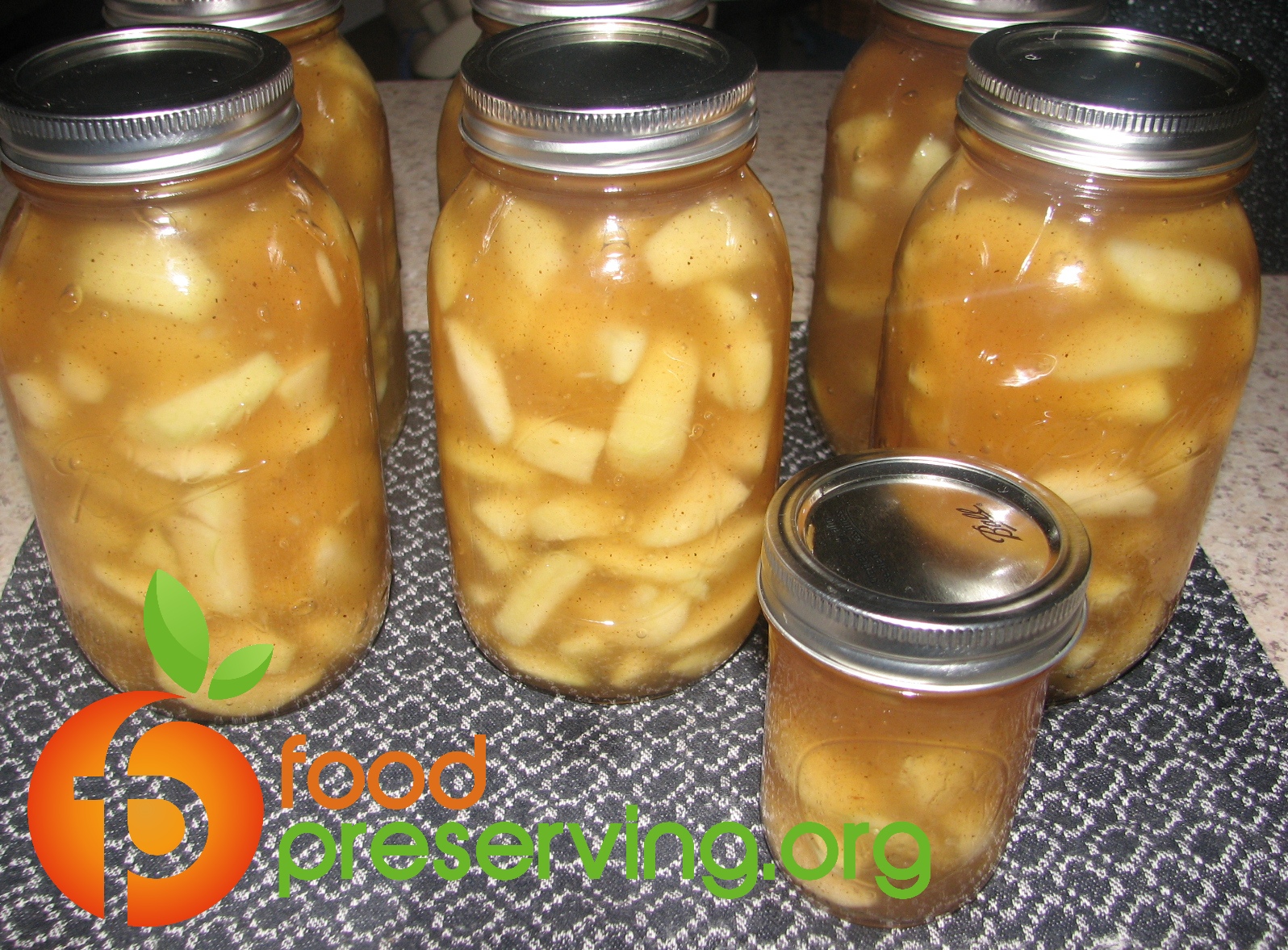 FOOD PRESERVING Spiced Apple Pie Filling