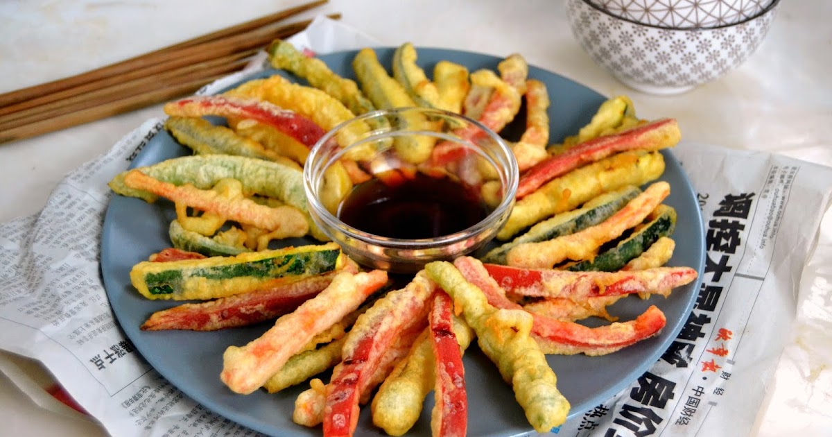 Tempura de verduras. Receta japonesa | Cuuking! Recetas de cocina