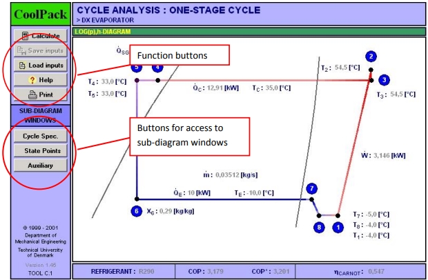 CoolPack is a collection of simulation models for refrigeration systems ...