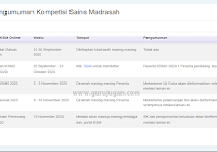 Contoh Soal Kunci Jawaban Kompetisi Sains Madrasah Ksm Tingkat Mi Guru Jugan