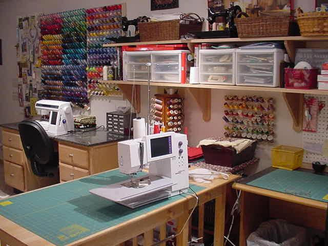 sewing room organization design ideas