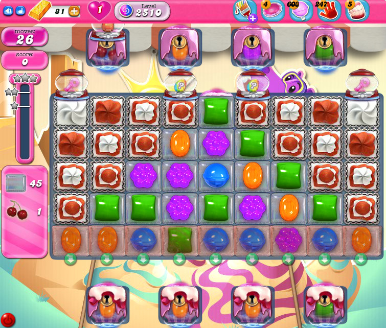 Candy Crush Saga level 2510 Candy Crush Saga level 2510