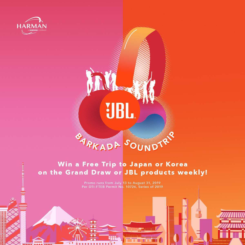 Win speakers, trip for 3 to Japan or Korea with JBL's Barkada Soundtrip promo