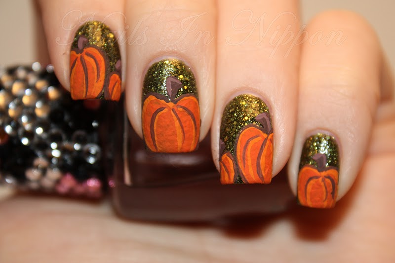 Nails In Nippon: Halloween/Fall Pumpkins Tutorial