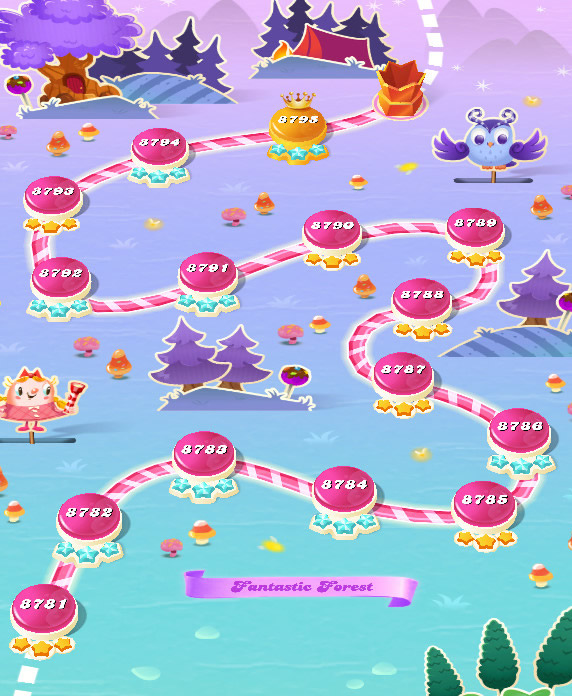 Candy Crush Saga level 8781-8795 Candy Crush Saga level 8781-8795