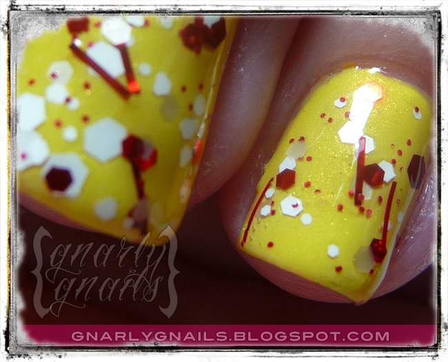 Swatch & Review - Metametics' Blood & Snow - Gnarly Gnails