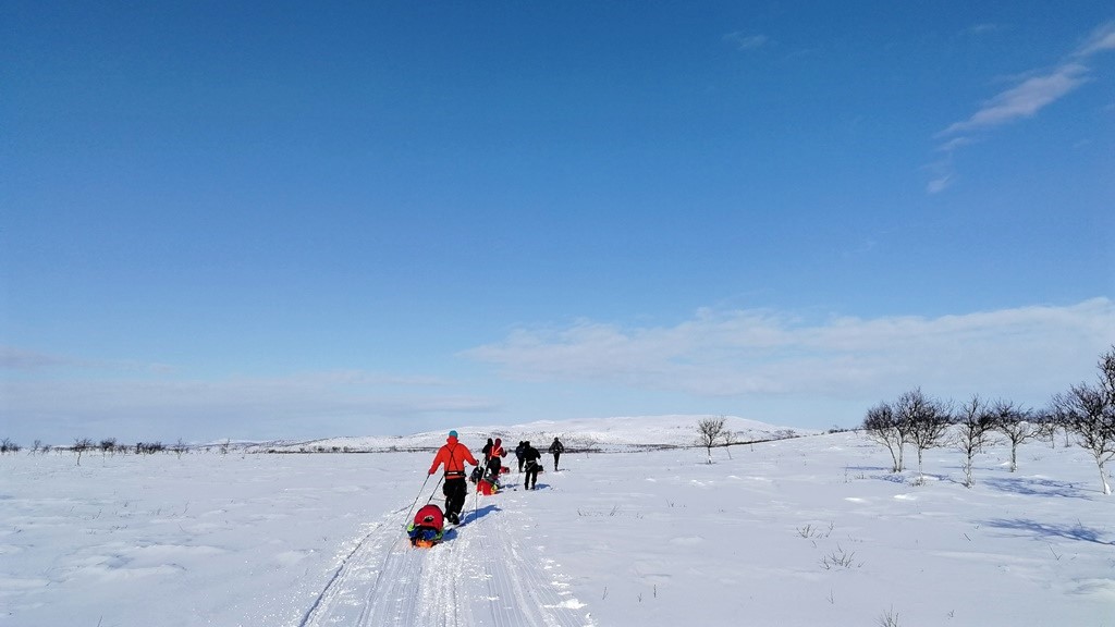 Kaldoaivi hiihtovaellus eräopas Saamelaisalueen koulutuskeskus